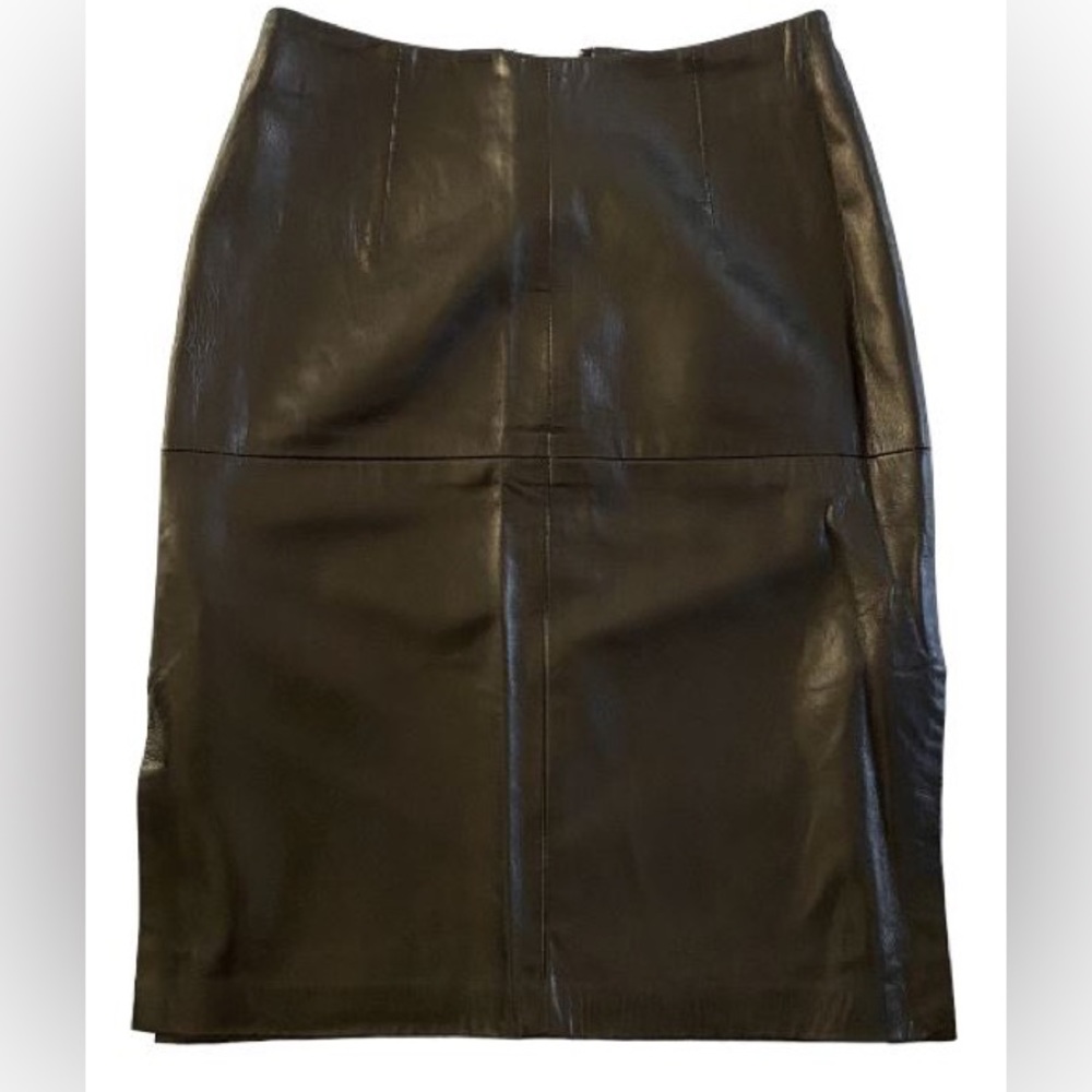 DANIER Soft & Buttery Genuine Leather Pencil Skirt Size 6